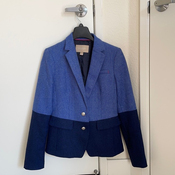 Banana Republic Jackets & Blazers - Banana Republic colorblock tweed blazer